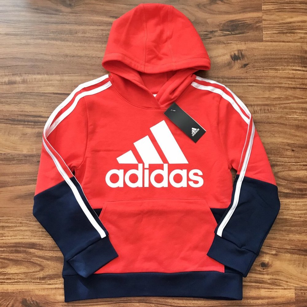 NWT Boys Adidas Pullover Hoodie